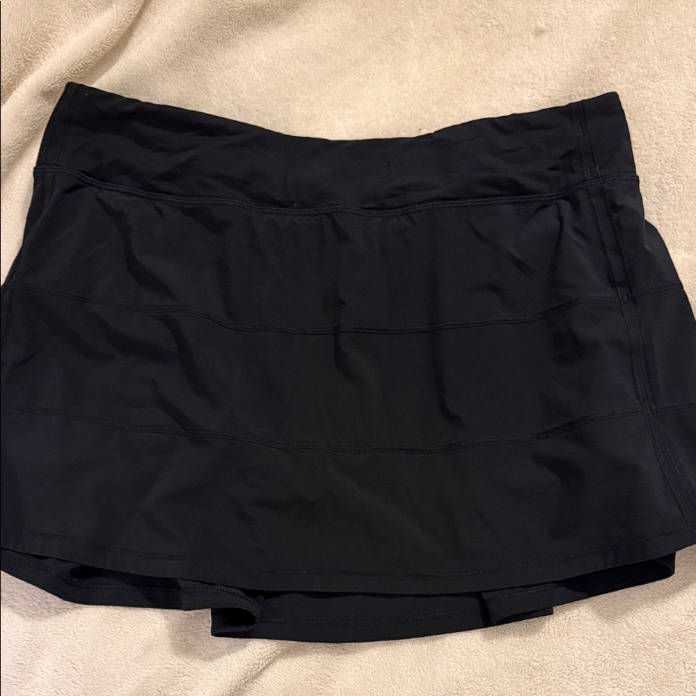Women’s Lululemon Athletica Black Skort/Skirt Size 12 Tall